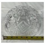 Vintage Scalloped Cut Glass Bowls