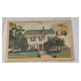 Lot of Vintage Postcards – Mid-Century Homes with Celebrity Portraits