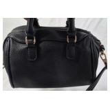 Fashion Nova Pebbled Satchel Bag – Black