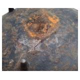 Vintage Cast Iron Cauldron Pot with Bail Handle