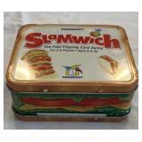 Vintage Tin Lunch Boxes and Car Bank