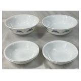 Vintage Corelle and Fiesta Mixing Bowls and Plates