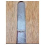 Vintage Wooden Cribbage Board – U-Shaped Track with Painted Scoring Lanes