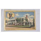 Lot of Vintage Postcards – Mid-Century Homes with Celebrity Portraits