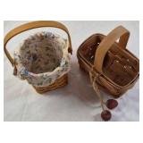 Longaberger Handwoven Baskets – Assorted Picnic and Serving Styles