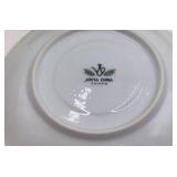 Vintage Arita China Dinner Plates and Saucers – Floral Sprig Pattern