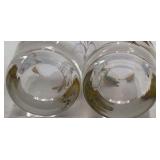 Vintage Wild Game Bird Highball Glasses 1950s