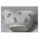 Ceramic Lipstick Holder with Floral Design