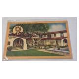 Lot of Vintage Postcards – Mid-Century Homes with Celebrity Portraits
