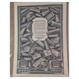 Vintage Advertising Ephemera Collection – Uneeda Biscuit and Planters Peanuts