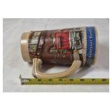 1987 Budweiser Stein – National Historical Landmark Series Clydesdale Stables Description: Ceramic beer