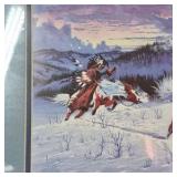 Framed Print – Daniel Long Soldier The Messenger Oglala Lakota