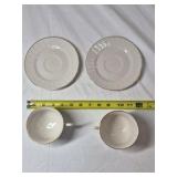 Noritake Tulane Ivory China Dinner Plates