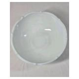 Fenton Milk Glass Bowls – Ruffled and Grape Pattern