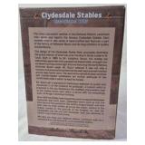 1987 Budweiser Stein – National Historical Landmark Series Clydesdale Stables Description: Ceramic beer