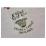 Vintage Earthenware Pitcher and Basin – Peacock Design E.P.Co. Stoke-on-Trent England