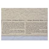 Vintage Promotional Antique Map Folio