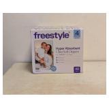 NEW FREESTYLE HYPER ABSORBENT ULTRA SOFT DIAPERS SIZE 4