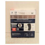 NEW COPPERFIT ELITE COMPRESSION KNEE SLEEVE S/M 2PK