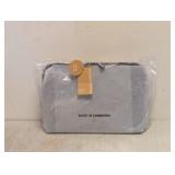 NEW SONIA KASHUK FOLDOVER MAKEUP BAG NAVY