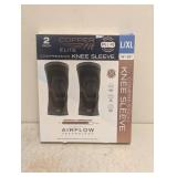 NEW COPPERFIT ELITE COMPRESSION KNEE SLEEVE L/XL 2PK
