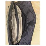 NEW SONIA KASHUK FOLDOVER MAKEUP BAG NAVY