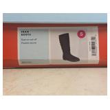 NEW CAT & JACK YOUTH FRAN BOOTS SIZE 5 BLACK