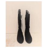 NEW CAT & JACK YOUTH FRAN BOOTS SIZE 5 BLACK
