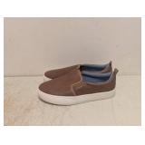 NEW CAT & JACK YOUTH RUNE SNEAKERS SIZE 3 BROWN