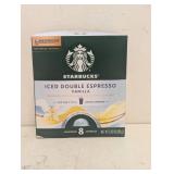 NEW STARBUCKS ICED DOUBLE ESPRESSO VANILLA 8PK