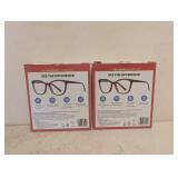 (2) NEW FOSTER GRANT +3.00 READING GLASSES 3PK