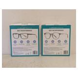 (2) NEW FOSTER GRANT +2.00 READING GLASSES 3PK