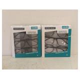 (2) NEW FOSTER GRANT +2.00 READING GLASSES 3PK