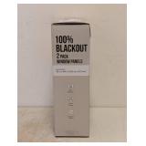 NEW 100% BLACKOUT WINDOW PANELS 2PK BROWN