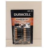 NEW DURACELL AA BATTERIES 40PK
