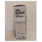 100% BLACKOUT WINDOW PANELS 2PK GRAY