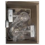NEW GLOBE RECHARGEABLE SCONCES 2PK SILVER