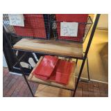 Wood Shelf / Metal Frame Baker