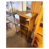 Stained Wood Book Case 14" x 10" x 34"