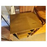 Stained Wood Book Case 14" x 10" x 34"