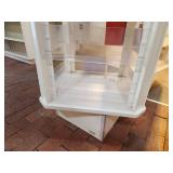 Plastic Retail Display Greeting Card Rack with Clear Plastic Shelves 21" x 21" x 70"