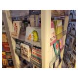 Plastic Retail Display Greeting Card Rack with Clear Plastic Shelves 21" x 21" x 70"