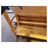 Folding Book Case 3-tier 28" x 11 1/2" x 37"