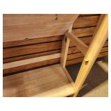 Folding Book Case 3-tier 28" x 11 1/2" x 37"