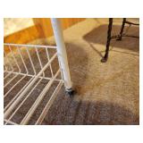 Metal Wire Rolling Storage Rack 16" x 10" x 33"