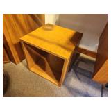 Lot of (3) Wood Display Boxes (1) 16"x16"x16" and (2) 12"x12"x12