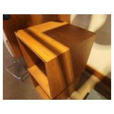 Lot of (3) Wood Display Boxes (1) 16"x16"x16" and (2) 12"x12"x12