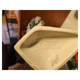 Lot of (2) Whisky Decanters - 1973 Jim Beam Tiffany Poodle, 1972 Erza Brooks Panda Bear by Heritage China