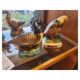 Lot of (2) Erza Brooks Whisky Decanters - Bald Eagle, Great Canadian Honker