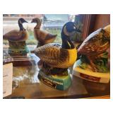 Lot of (2) Erza Brooks Whisky Decanters - Bald Eagle, Great Canadian Honker